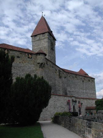 The Bulgarians' Tower viewed from the "Diamond Ring" lookout bastion